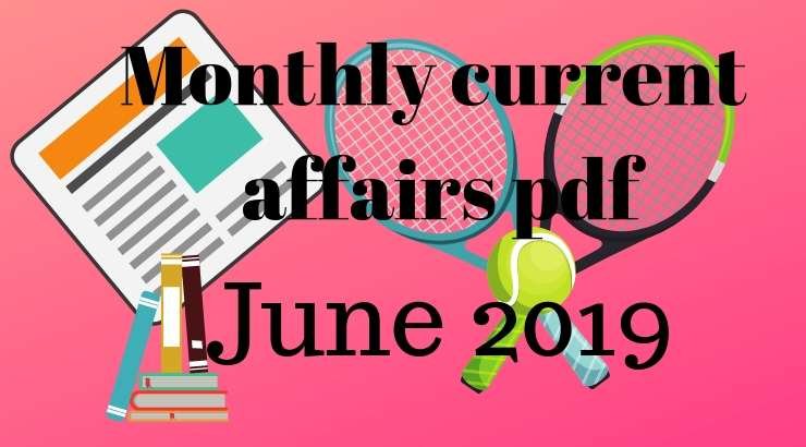 june Month current affairs