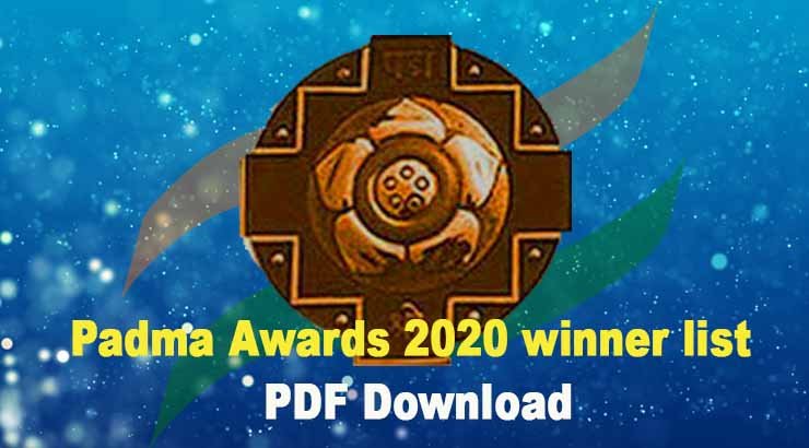 Padma Awards 2020 winner list