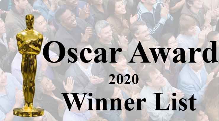 oscar award 2020 winner list