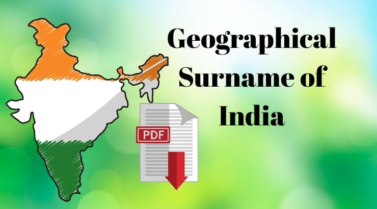 Geographical Surname
