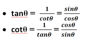 Quotient Reations in Trigonometry