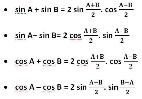 All Trigonometry Formulae || Complete List Of Trigonometry Formulae ...