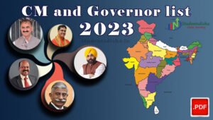 CM and Governor list 2023