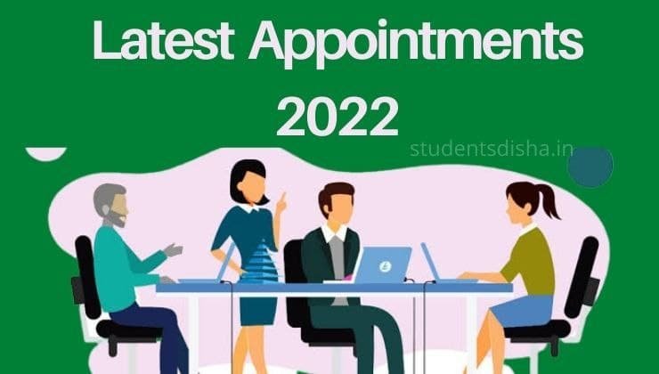 2022 Important New Appointment list
