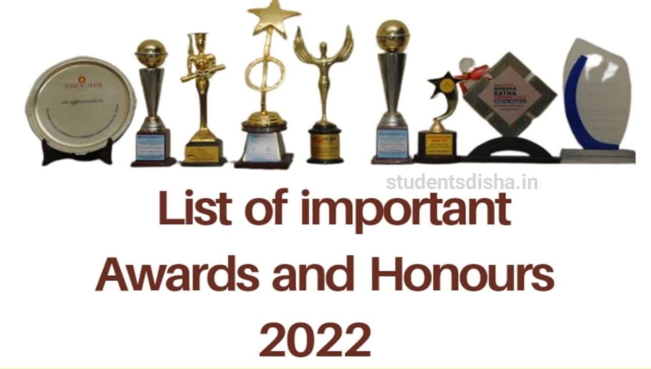 2022 Awards and Honours list