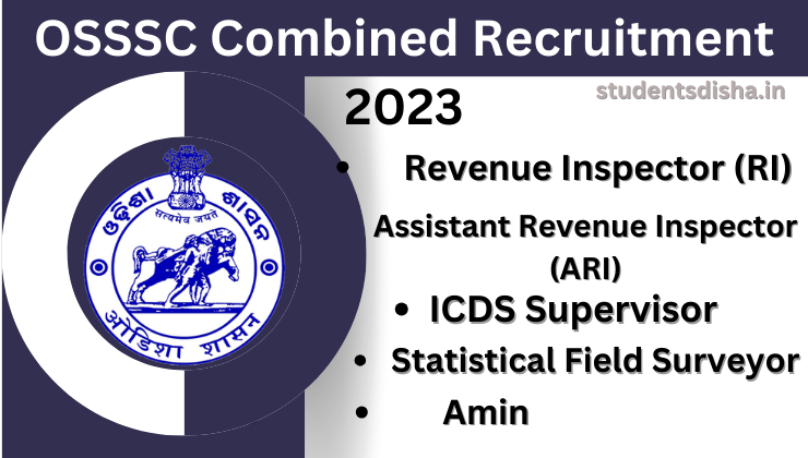 OSSSC Combined Recruitment 2023