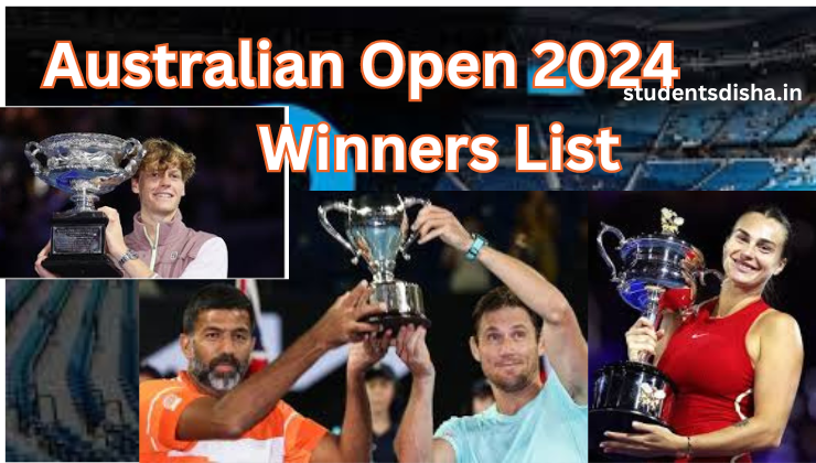 Australian Open 2024 Winners List