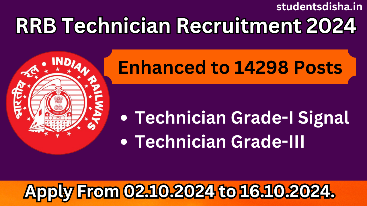 RRB Technician Recruitment 2024