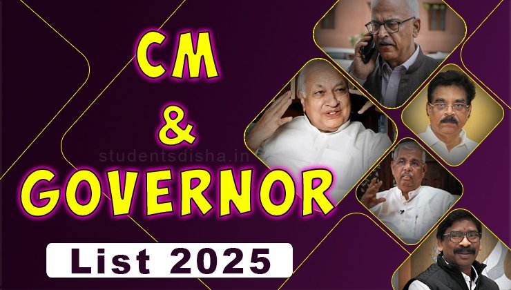 CM and Governors list 2025