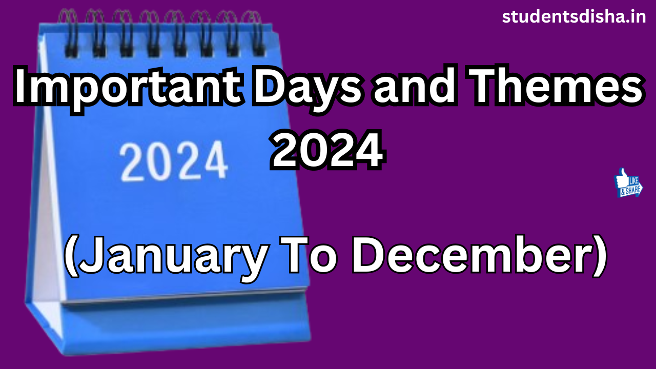 Days and Themes 2024