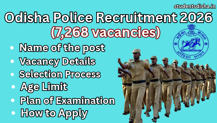 Odisha Police Recruitment 2026